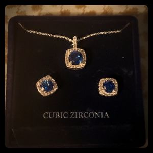 Pendant earrings set